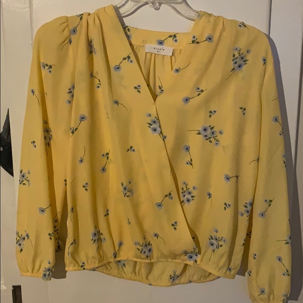 Bright Spring Yellow Blouse